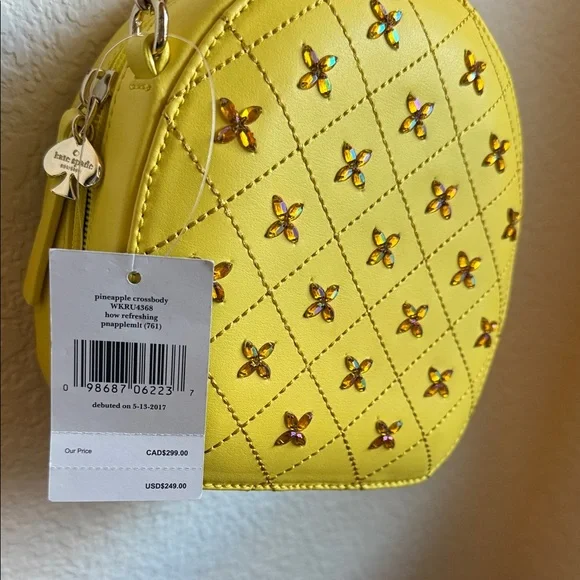 NWT Kate Spade Yellow Pineapple Crossbody Bag Crossbody Bags